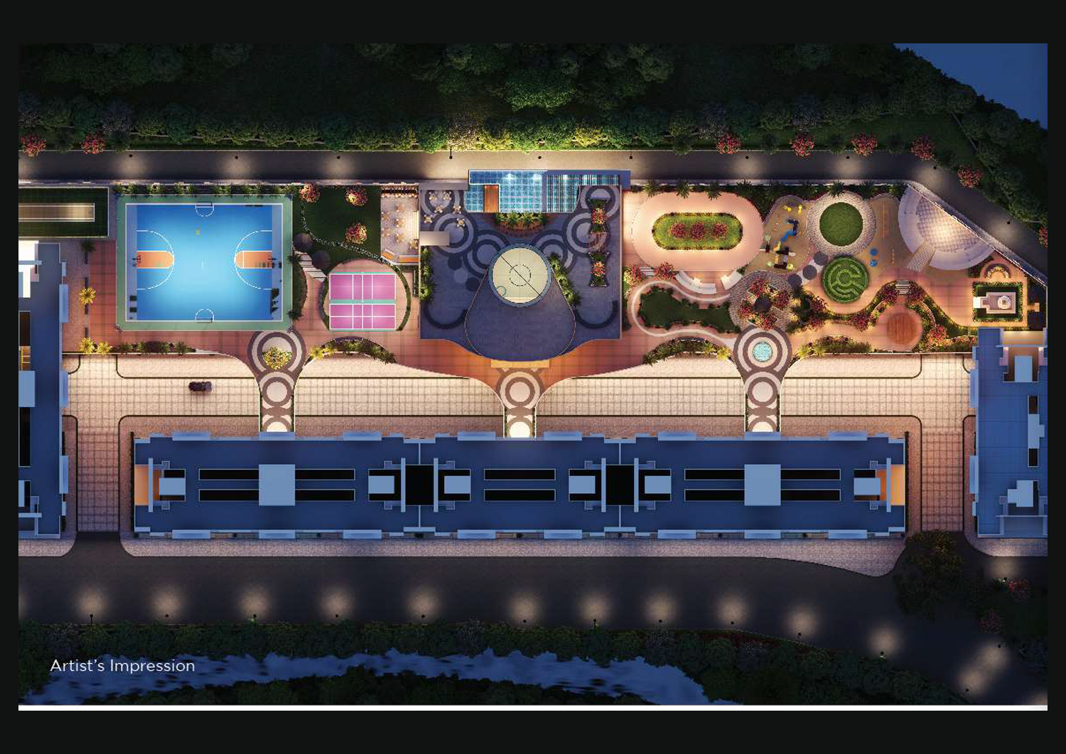Artist's impression of amenities at Davkhar Sereno